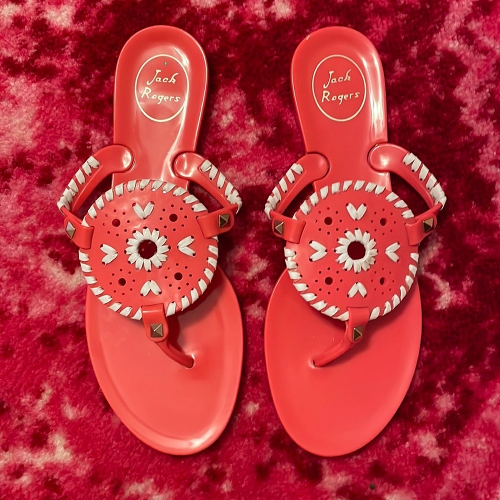 Jack Rogers jelly sandals size 8